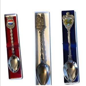 VINTAGE European collector spoons